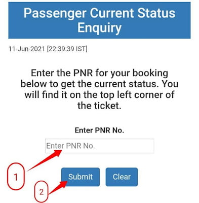 PNR स्टेटस कैसे चेक करे