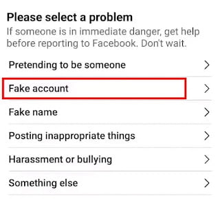 फेसबुक पर फेक अकाउंट की रिपोर्ट कैसे करें